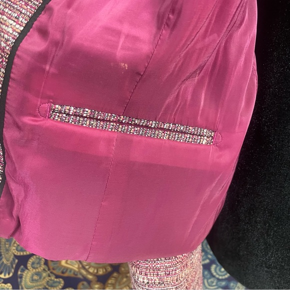 Nicole Miller marbled pink suit jacket - Picture 6 of 12